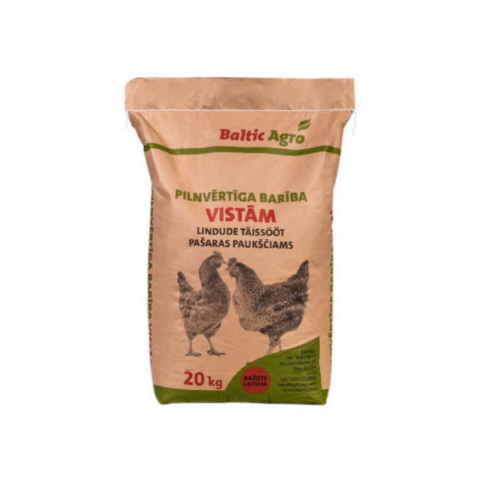 Täissööt munakanadele vitamiinikompleksiga, granuleeritud / 20kg